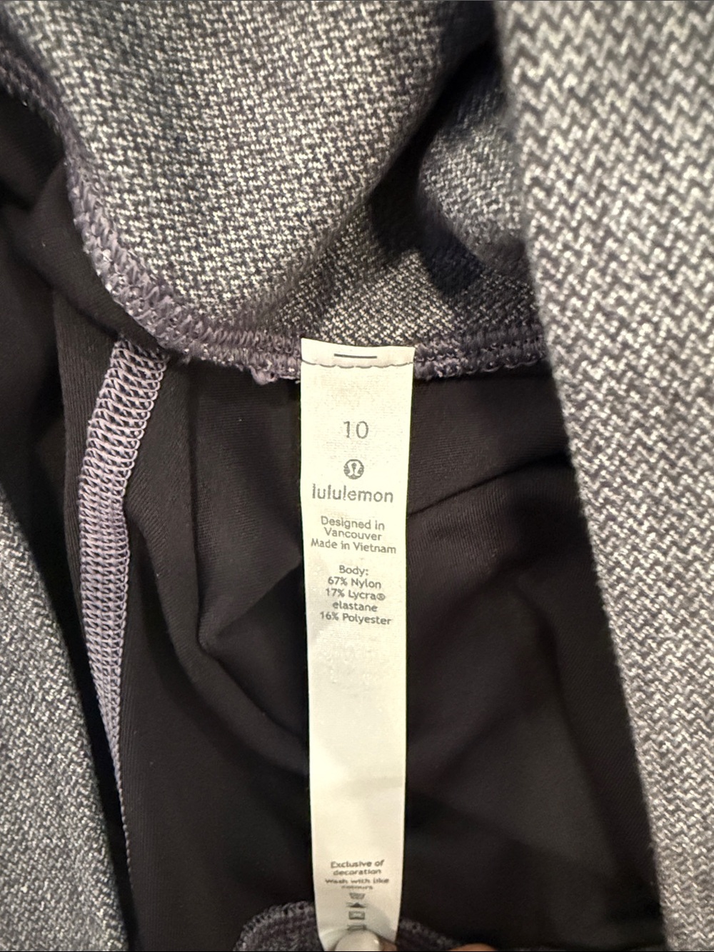 lululemon athletica Heathered Gray legging.